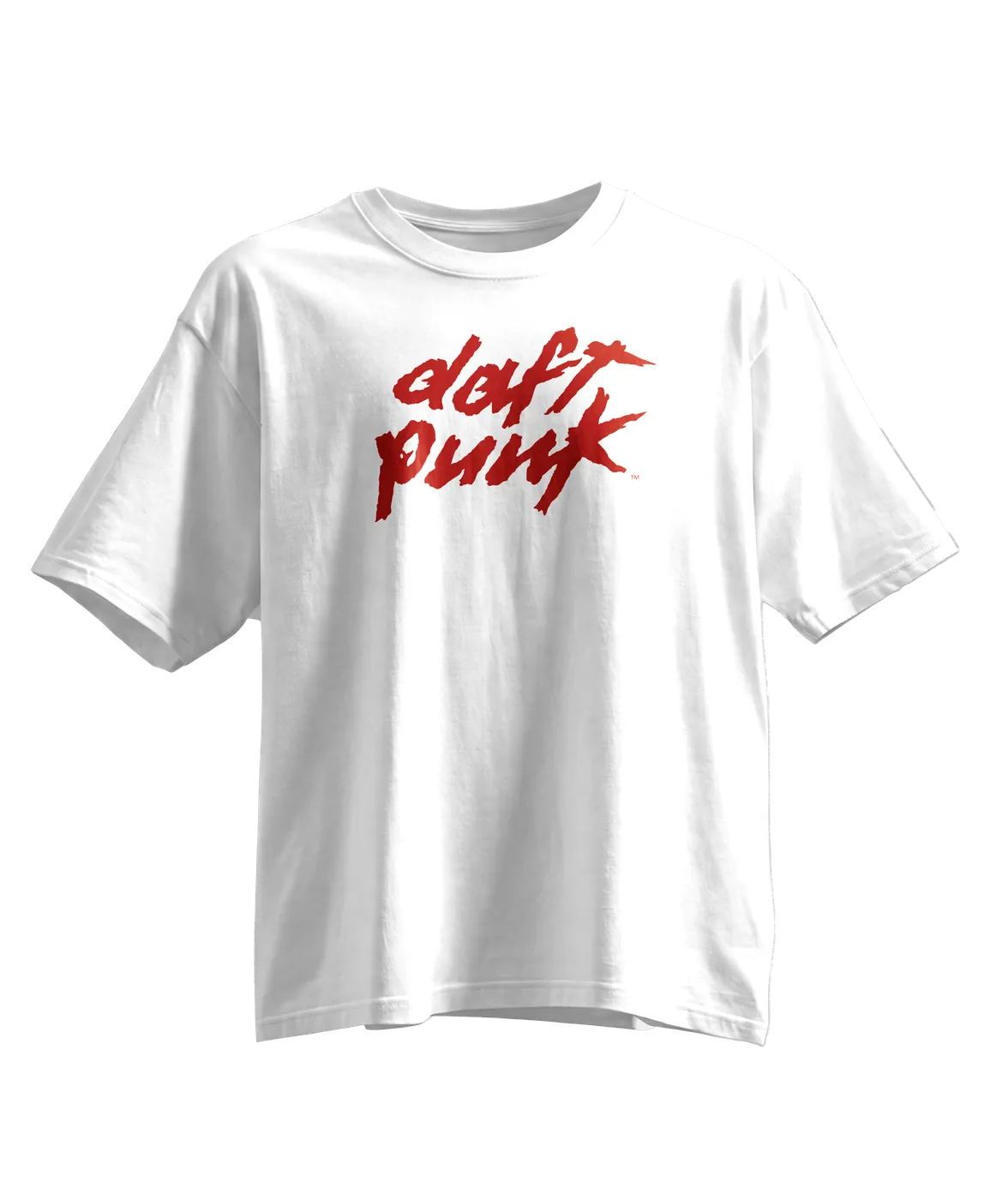 Daft Punk Oversized Tee · White
