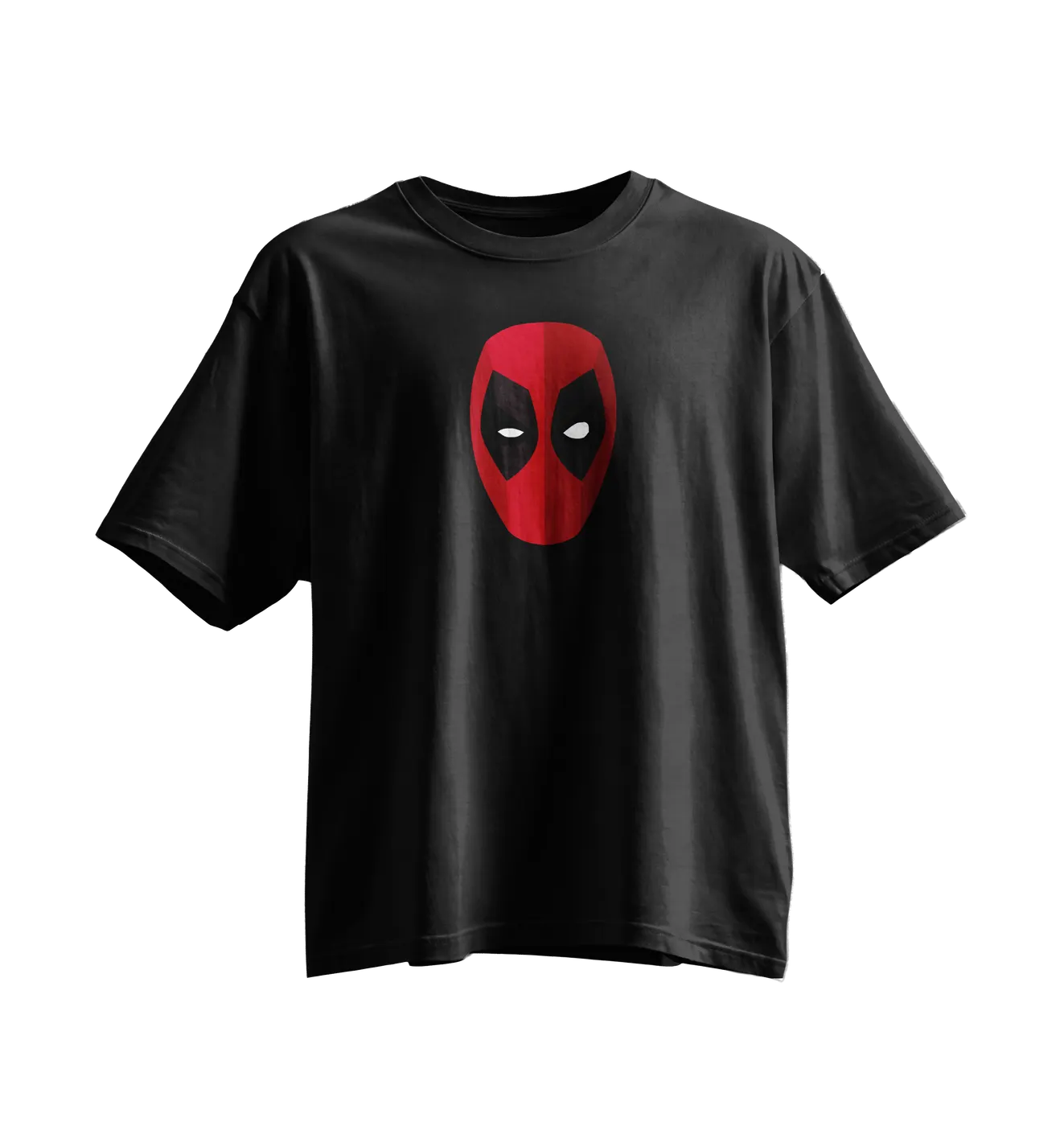 Deadpool Oversized Tee · Black · Mask