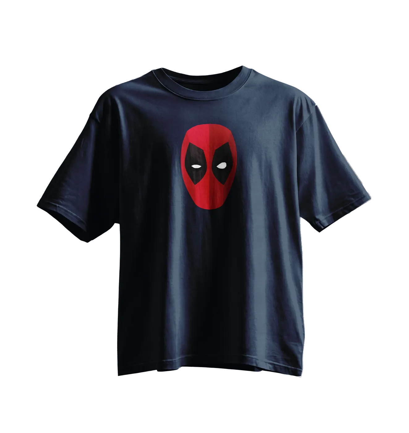 Deadpool Oversized Tee · Navy · Mask