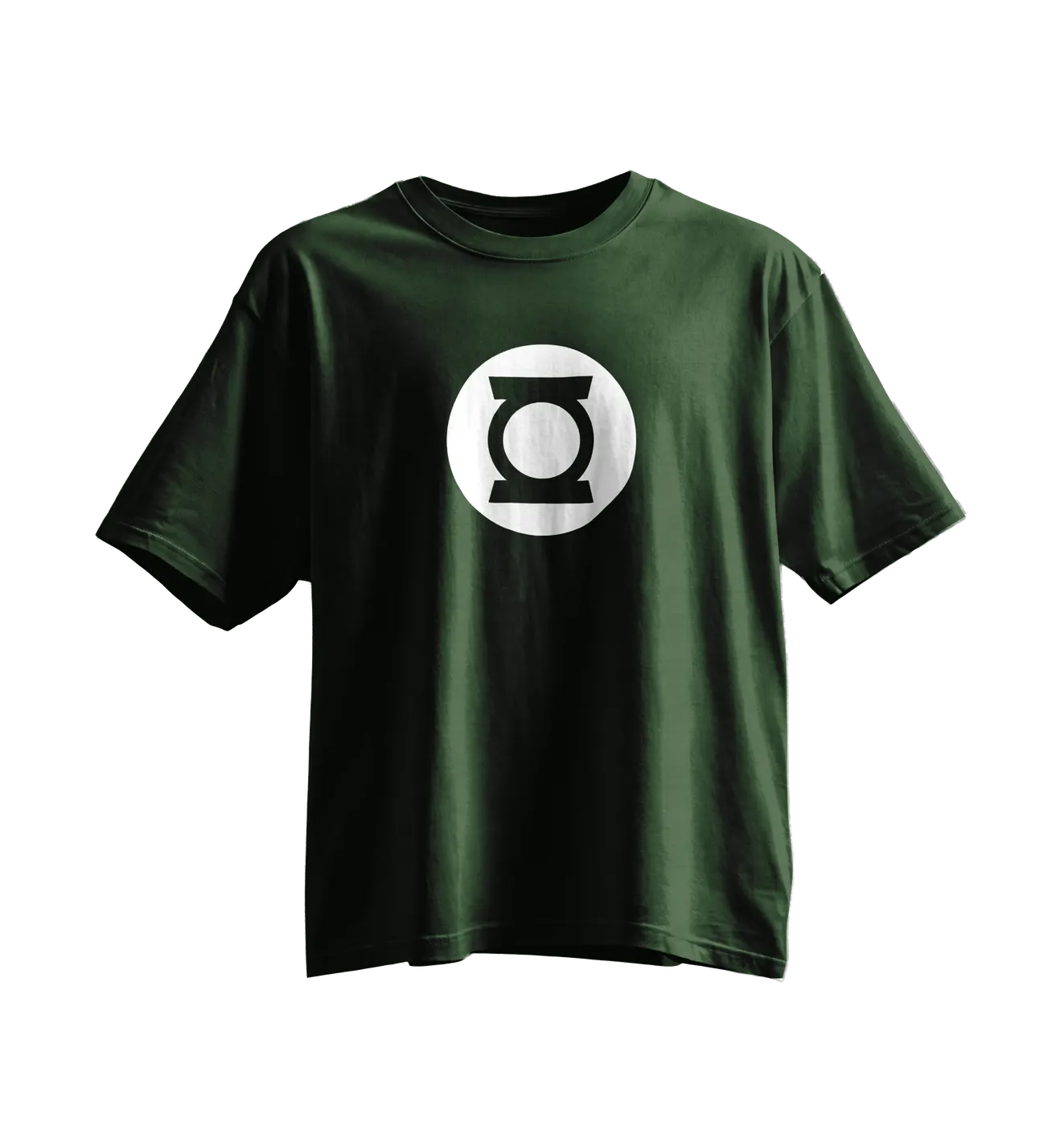 Green Lantern Oversized Tee · Green · White Print