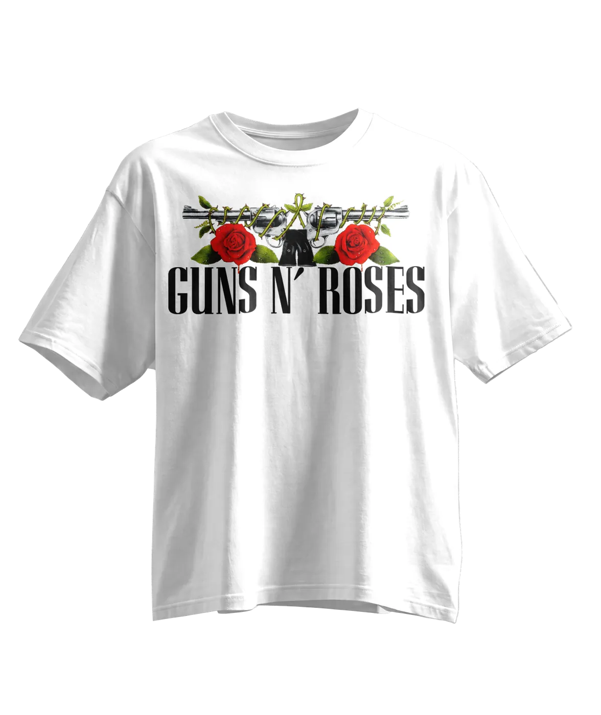 Guns N' Roses Oversized Tee · White