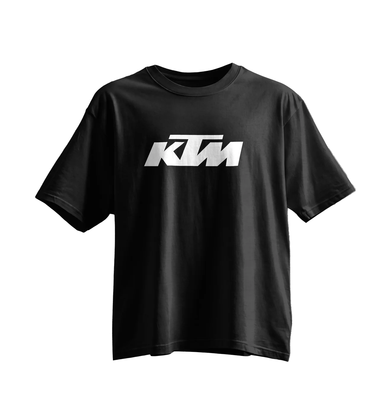 KTM Oversized Tee · Black · White Print