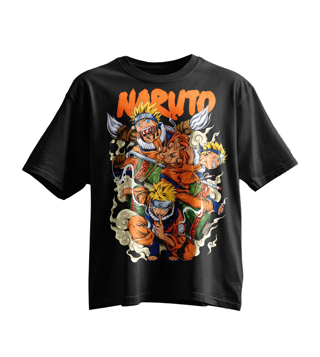 Naruto Oversized Tee · Black