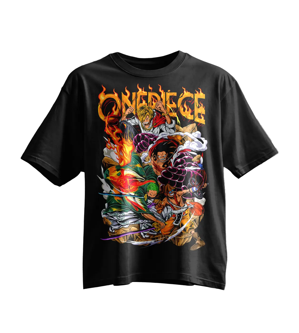 One Piece Oversized Tee · Black · Blaze Crew