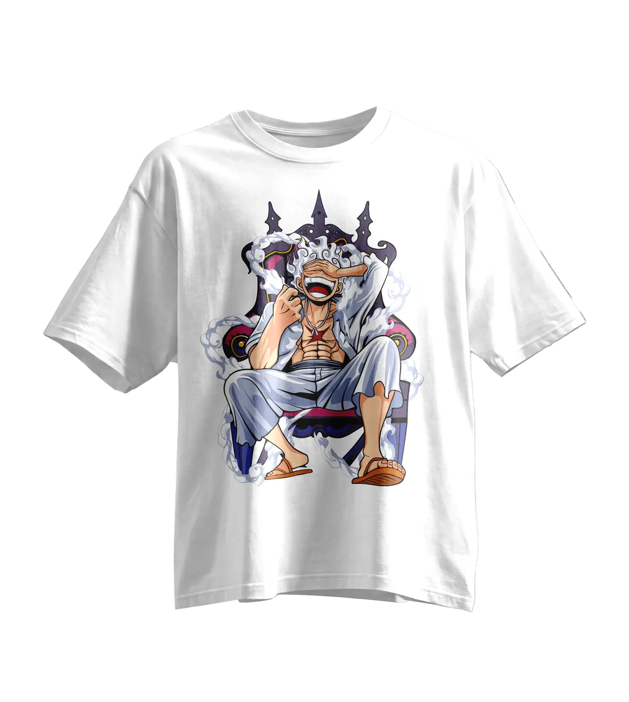 One Piece Oversized Tee · White · Gear 5