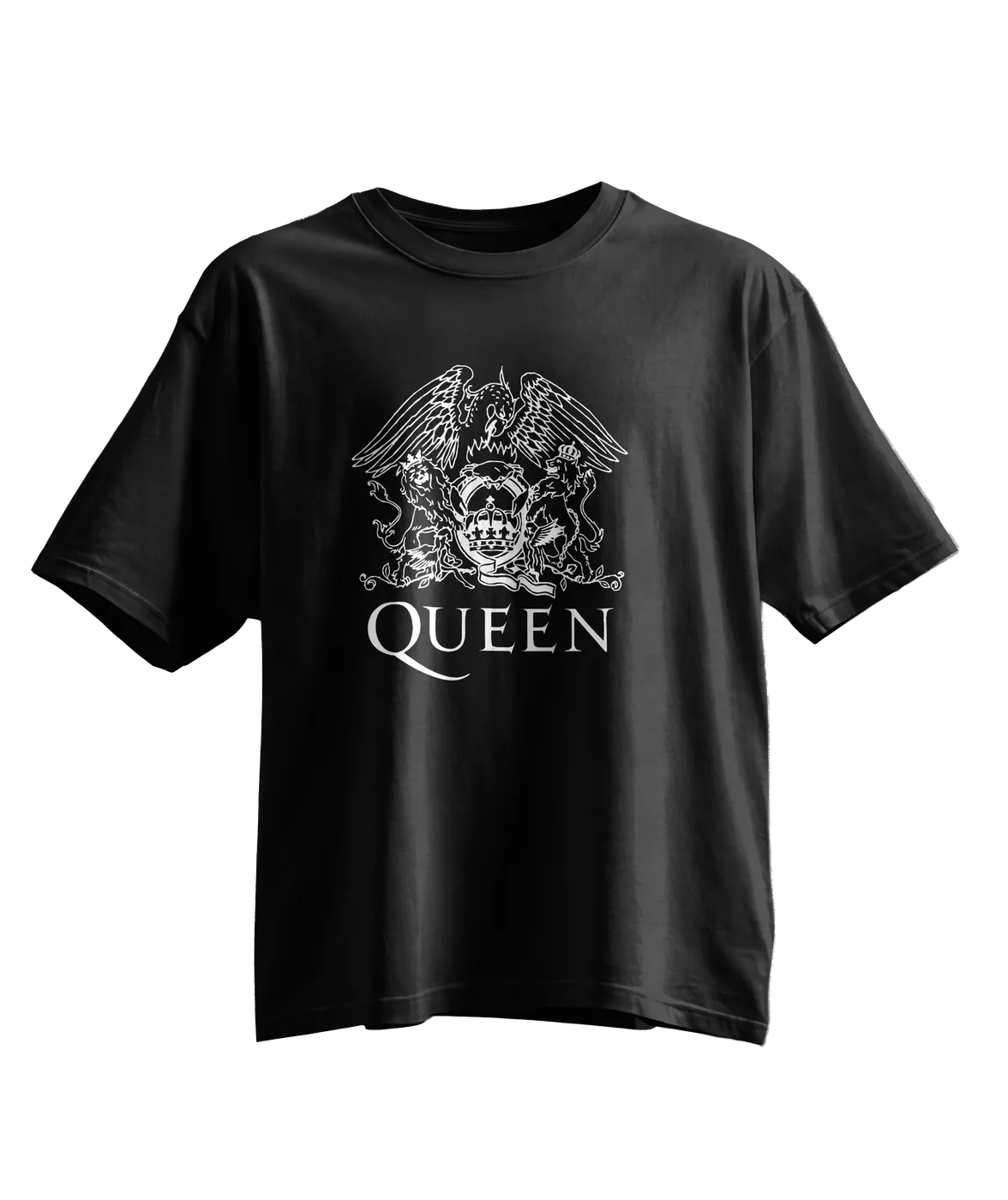 Queen Oversized Tee · Black
