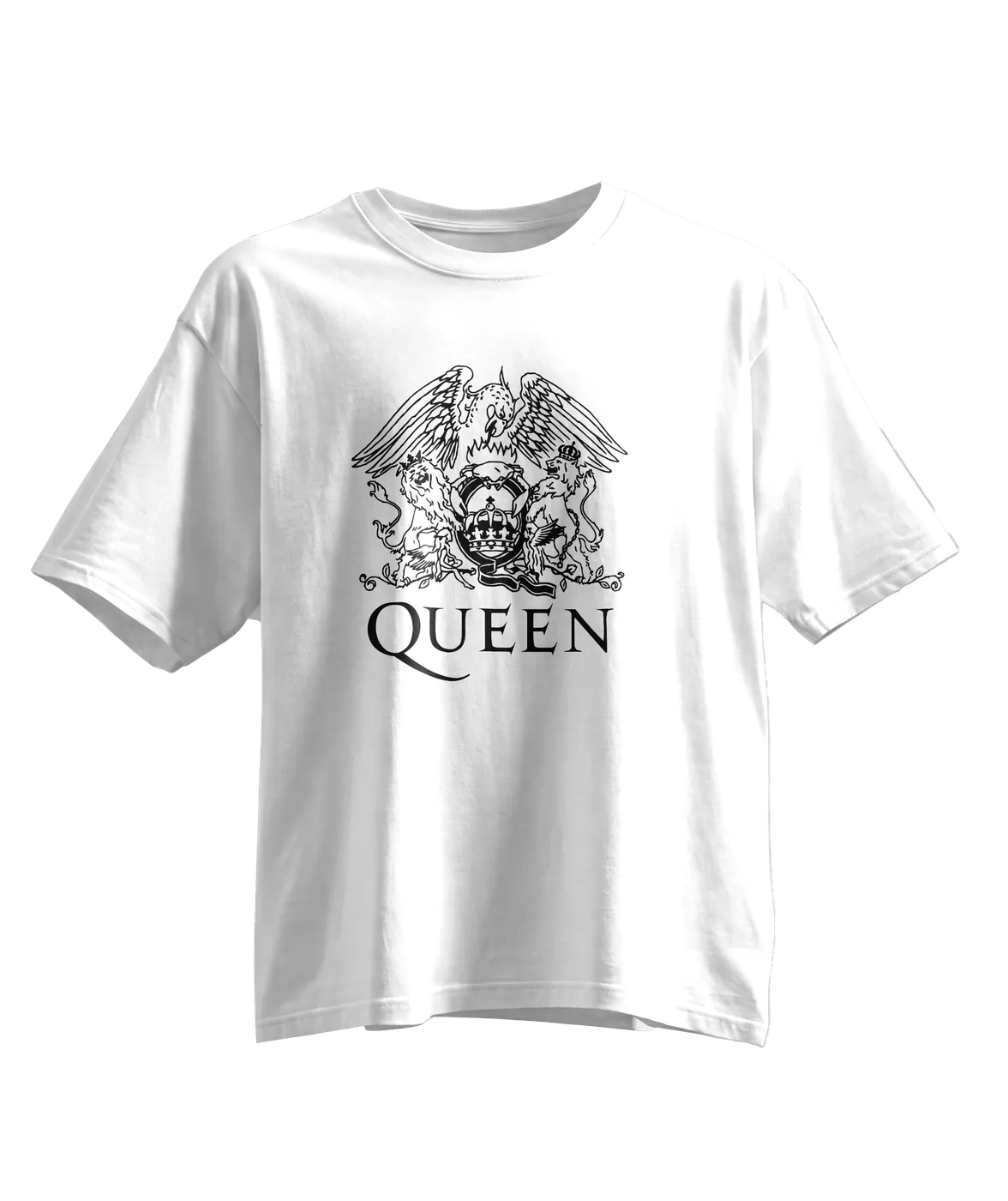 Queen Oversized Tee · White