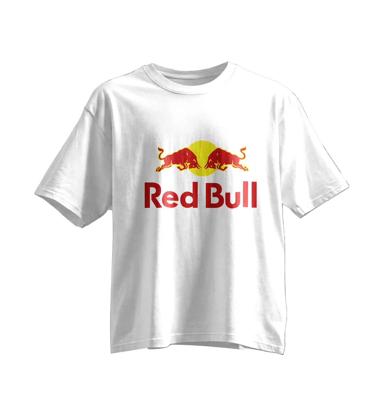 Red Bull Oversized Tee · White
