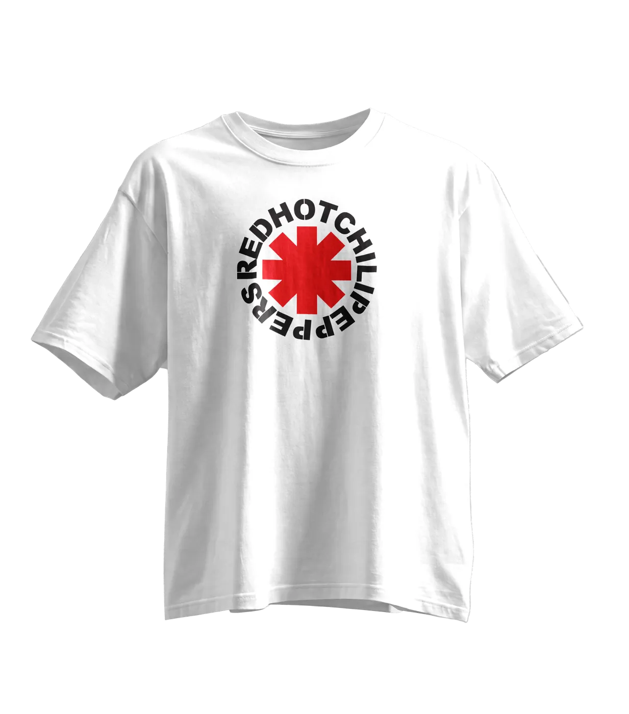 Red Hot Chili Peppers Oversized Tee · White
