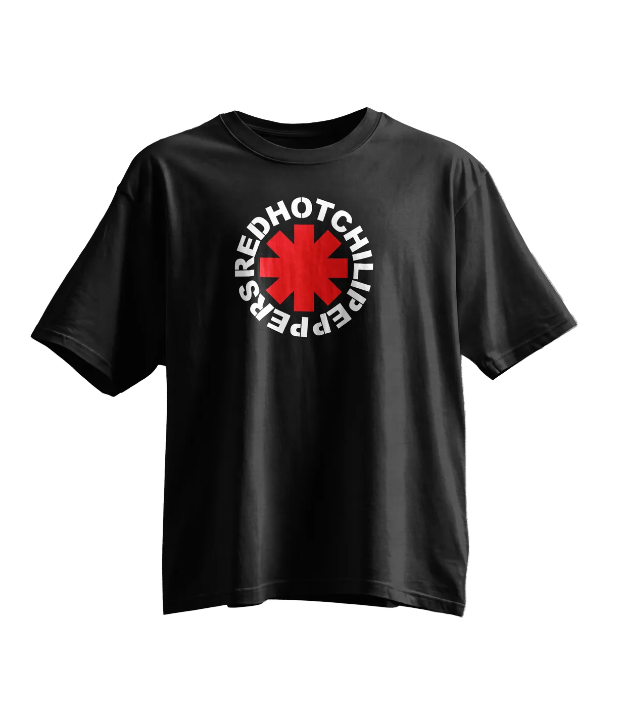 Red Hot Chili Peppers Oversized Tee · Black