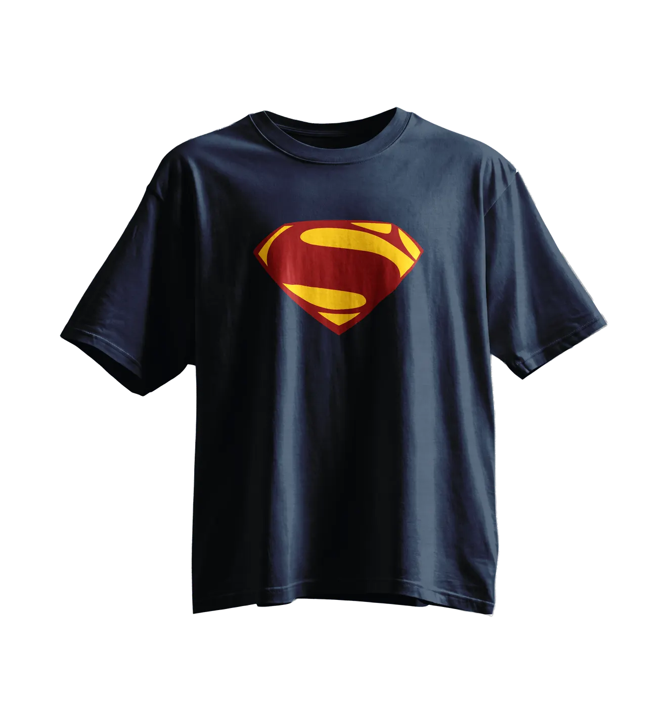 Superman Oversized Tee · Navy